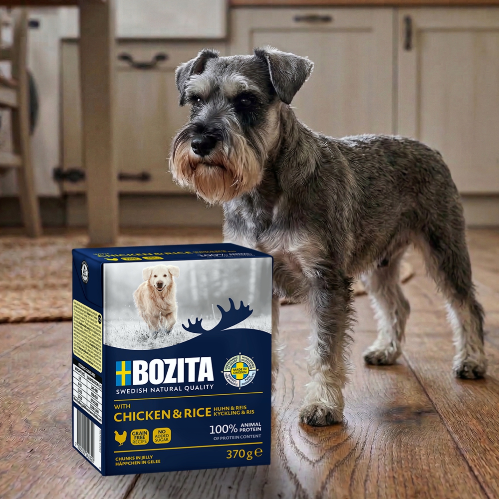 Karma Bozita kurczak z ryżem dla psa 370g mokra
